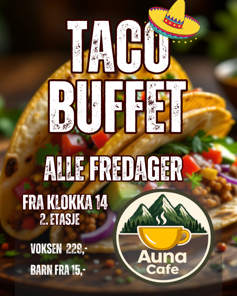 Taco buffet hver fredag